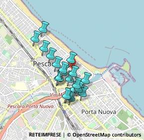 Mappa Via Nicola Fabrizi, 65124 Pescara PE, Italia (0.713)