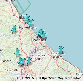 Mappa Via Nicola Fabrizi, 65124 Pescara PE, Italia (8.17545)