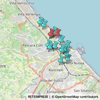 Mappa Via Arapietra, 65124 Pescara PE, Italia (1.19647)