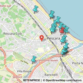 Mappa Supermercato Tigre, 65124 Pescara PE, Italia (1.1895)