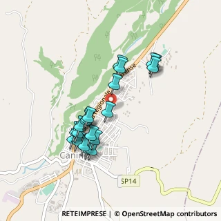 Mappa Via della Pace, 01011 Canino VT, Italia (0.437)