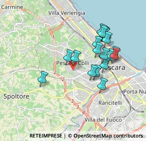 Mappa Salita Quaglietta, 65125 Pescara PE, Italia (1.775)