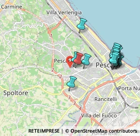 Mappa Salita Quaglietta, 65125 Pescara PE, Italia (2.1195)