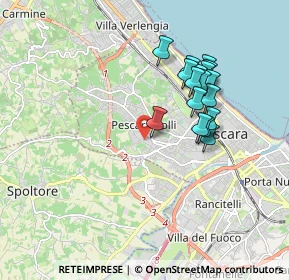 Mappa Salita Quaglietta, 65125 Pescara PE, Italia (1.72353)