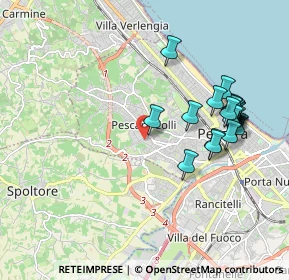 Mappa Salita Quaglietta, 65125 Pescara PE, Italia (2.083)