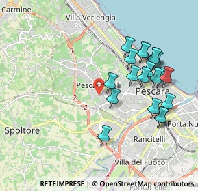 Mappa Salita Quaglietta, 65125 Pescara PE, Italia (2.0575)