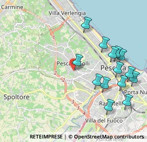 Mappa Salita Quaglietta, 65125 Pescara PE, Italia (2.34786)