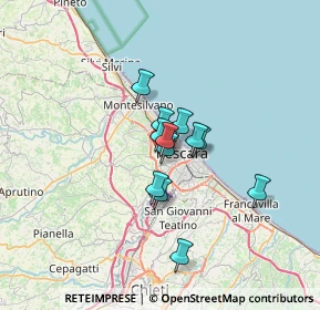 Mappa Salita Quaglietta, 65125 Pescara PE, Italia (4.30833)