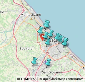 Mappa Salita Quaglietta, 65125 Pescara PE, Italia (2.77917)