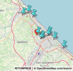Mappa Salita Quaglietta, 65125 Pescara PE, Italia (3.92636)