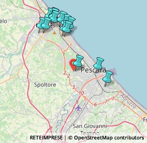 Mappa Salita Quaglietta, 65125 Pescara PE, Italia (4.48143)