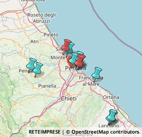 Mappa Salita Quaglietta, 65125 Pescara PE, Italia (12.89)