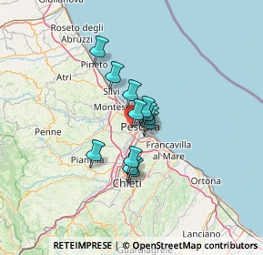 Mappa Salita Quaglietta, 65125 Pescara PE, Italia (8.32667)