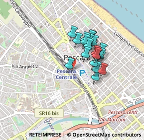 Mappa Via Centro, 65122 Pescara PE, Italia (0.336)