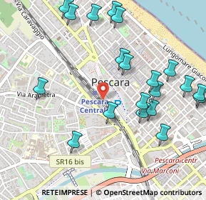 Mappa Via Centro, 65122 Pescara PE, Italia (0.616)