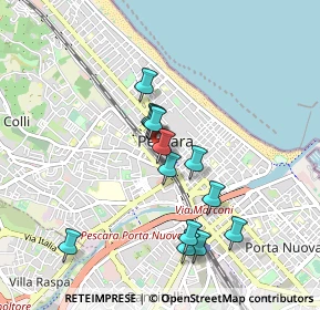 Mappa Via Centro, 65122 Pescara PE, Italia (0.84769)