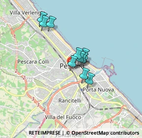 Mappa Via Centro, 65122 Pescara PE, Italia (1.22)