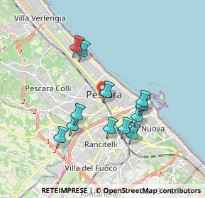 Mappa Via Centro, 65122 Pescara PE, Italia (1.71583)