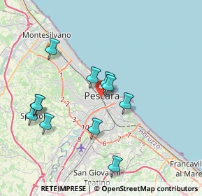 Mappa Via Centro, 65122 Pescara PE, Italia (3.85273)