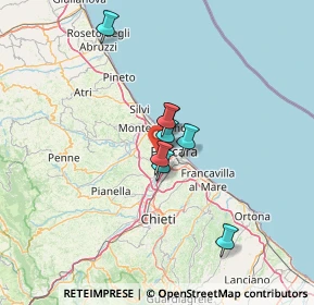 Mappa Valle Fuzzina, 65125 Pescara PE, Italia (17.61455)