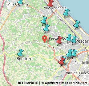 Mappa Valle Fuzzina, 65125 Pescara PE, Italia (2.504)