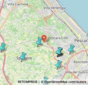 Mappa Valle Fuzzina, 65125 Pescara PE, Italia (2.59818)