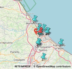 Mappa Valle Fuzzina, 65125 Pescara PE, Italia (4.91333)
