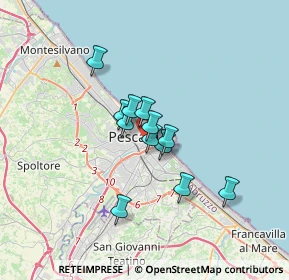 Mappa Via Palermo, 65121 Pescara PE, Italia (2.36583)