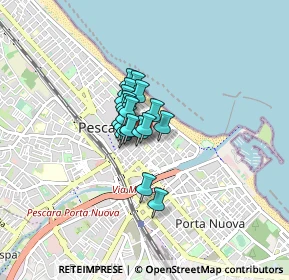 Mappa Via Palermo, 65121 Pescara PE, Italia (0.425)