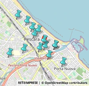 Mappa Via Palermo, 65121 Pescara PE, Italia (0.84071)