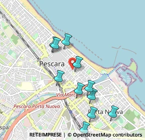 Mappa Via Palermo, 65121 Pescara PE, Italia (0.98727)