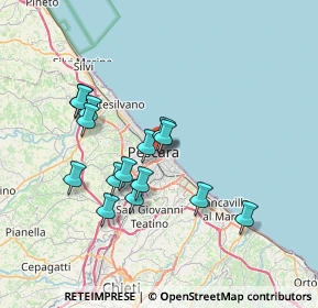 Mappa Via Palermo, 65122 Pescara PE, Italia (6.71333)