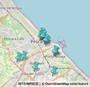 Mappa Via Palermo, 65122 Pescara PE, Italia (1.3925)