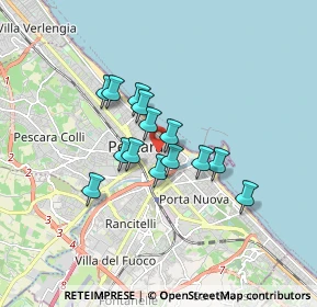 Mappa Via Palermo, 65121 Pescara PE, Italia (1.25786)