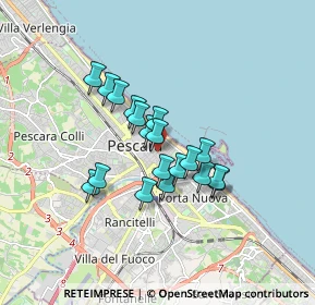 Mappa Via Palermo, 65121 Pescara PE, Italia (1.30421)