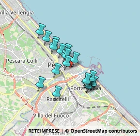 Mappa Via Palermo, 65121 Pescara PE, Italia (1.36)