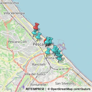 Mappa Via Palermo, 65100 Pescara PE, Italia (1.06818)
