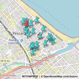 Mappa Via Palermo, 65100 Pescara PE, Italia (0.373)