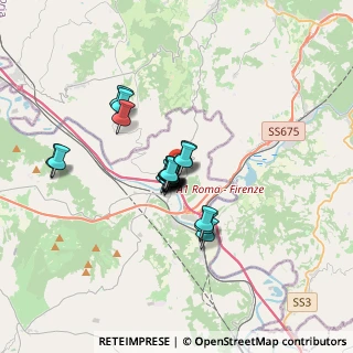 Mappa Via dei Calafati, 01028 Orte VT, Italia (2.3375)