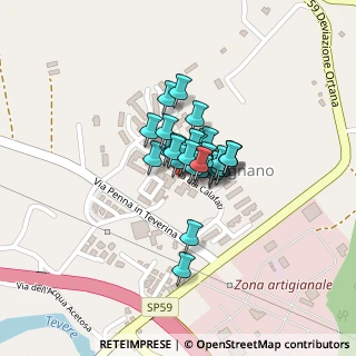 Mappa Via dei Calafati, 01028 Orte VT, Italia (0.09667)