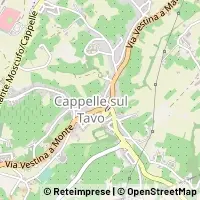 地図 Cappelle sul Tavo