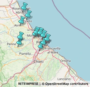 Mappa Piazza dei Grue, 65126 Pescara PE, Italia (12.335)