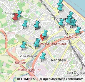 Mappa Via del Circuito, 65128 Pescara PE, Italia (1.137)