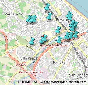 Mappa Via del Circuito, 65128 Pescara PE, Italia (1.0335)