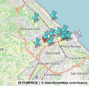 Mappa Via del Circuito, 65128 Pescara PE, Italia (1.36364)