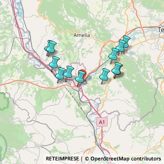 Mappa SP 151 Ortana, 01028 Orte VT, Italia (6.90917)