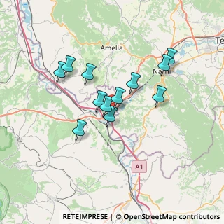 Mappa SP 151 Ortana, 01028 Orte VT, Italia (6.02167)