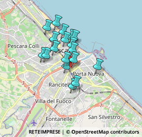 Mappa Via dei Bastioni, 65128 Pescara PE, Italia (1.315)