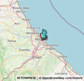 Mappa Via dei Bastioni, 65128 Pescara PE, Italia (45.896)