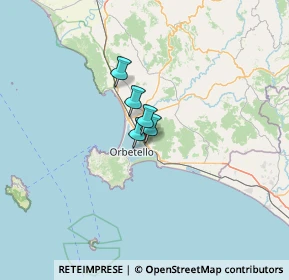 Mappa SS 1 Via Aurelia, 58015 Orbetello GR, Italia (48.53143)